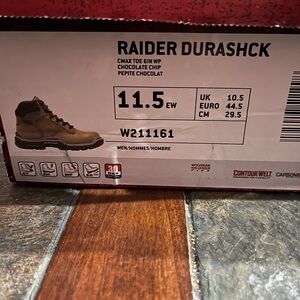 Wolverine Durashock waterproof composite toe work boots NWT